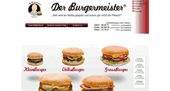 Desktop Screenshot of der-burgermeister.com