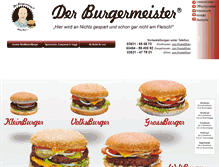 Tablet Screenshot of der-burgermeister.com